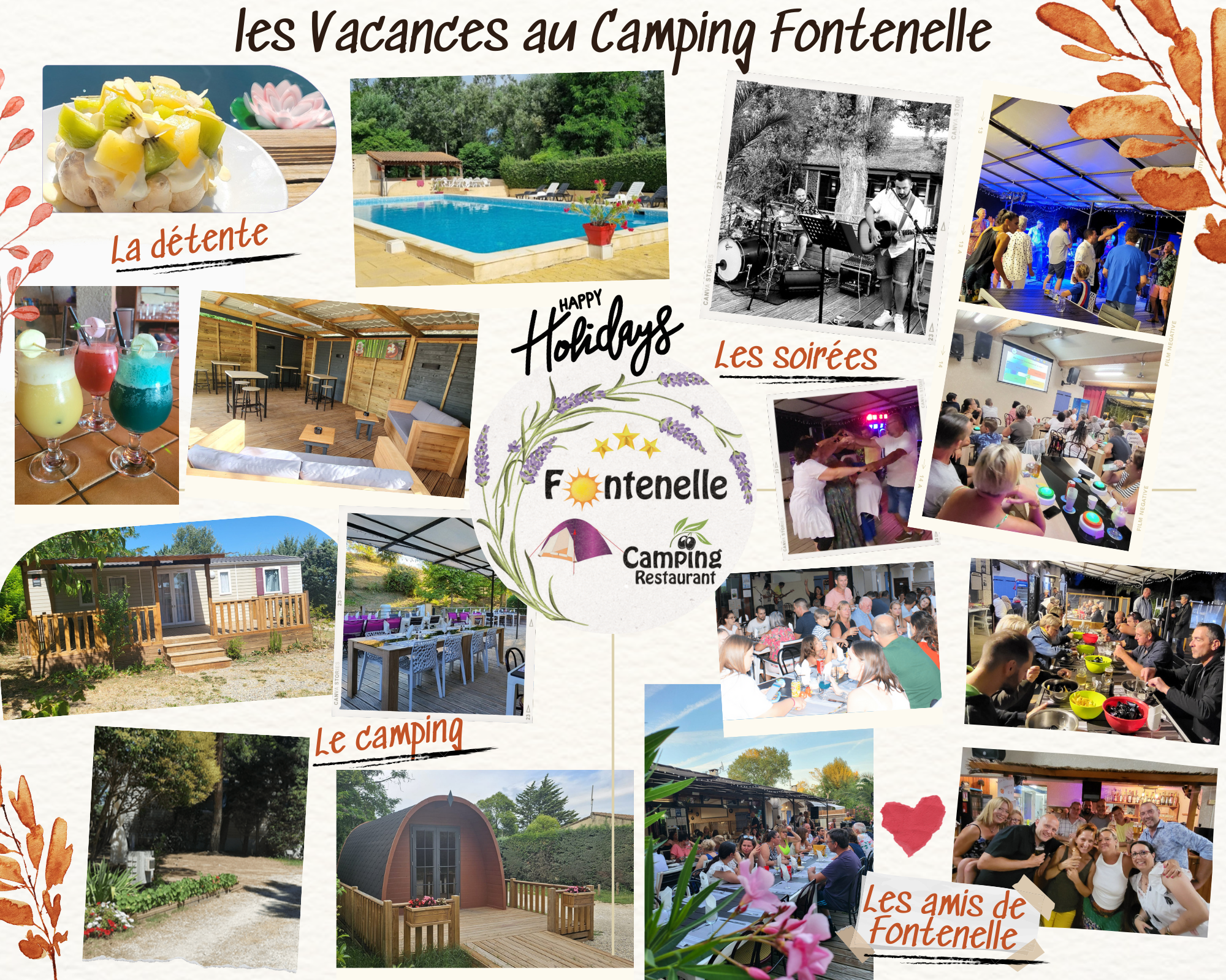 Les vacances au Camping Fontenelle